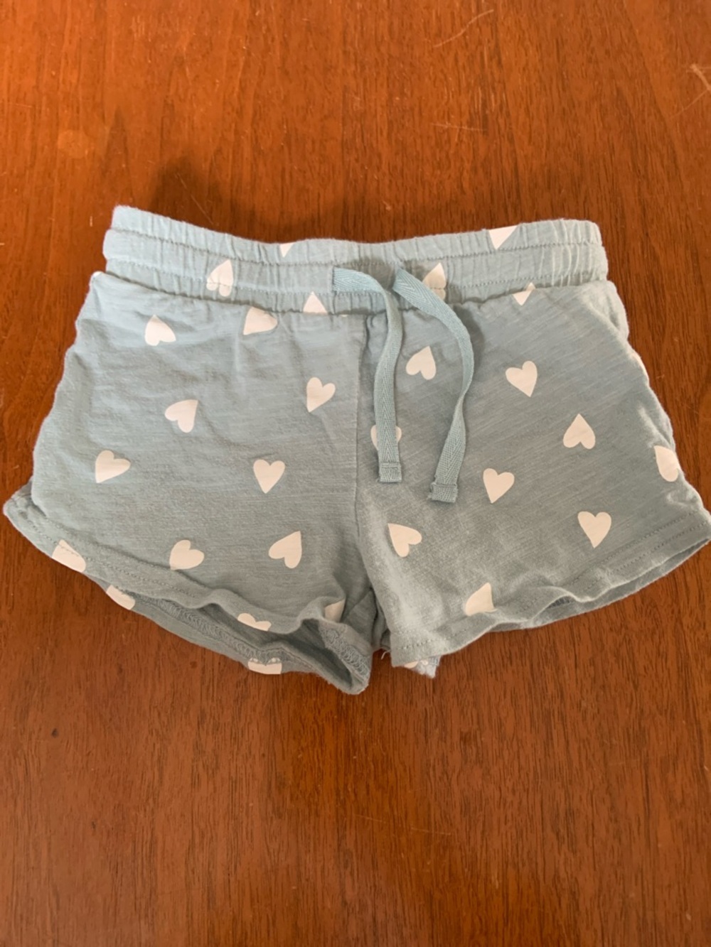 🍓3/$10 Carter's Light Blue Heart Print Girls' Shorts size 2T